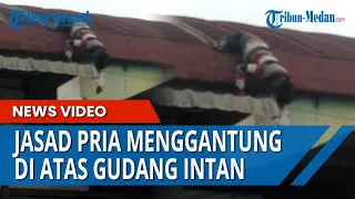 MUKLIS TEWAS KESETRUM Karena Tak Sengaja Pegang Kabel Listrik, Jasad Tergantung di Atap Gedung