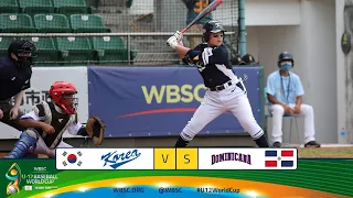 Highlights: 🇰🇷 Korea vs. Dominican Republic 🇩🇴 WBSC U-12 Baseball World Cup