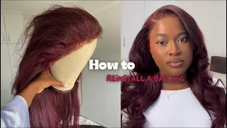 HOW TO REINSTALL YOUR OLD WIG:This is a realistic installation tutorial for beginners | step by step
