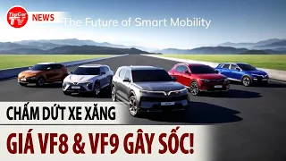 Vinfast công bố giá VF8 và VF9, bất ngờ thông báo ngừng sản xuất xe xăng cuối năm 2022 | TIPCAR TV
