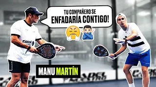 MANU MARTIN me ENTRENA en un PARTIDO vs JUGADOR PROFESIONAL