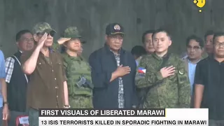 First visuals of liberated Marawi