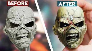 Painting an Iron Maiden The Trooper Eddie Statue 😱 | Behind the Scenes