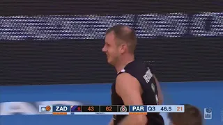 Velićković dunks on fast break (Zadar - Partizan NIS, 9.11.2019)