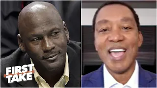 Isiah Thomas reacts to Michael Jordan 'hating' the 'Bad Boy' Pistons to this day | First Take