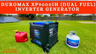 DuroMax XP9000iH 9000W Dual Fuel Digital Inverter Hybrid Portable Generator (RUNS ON GAS OR PROPANE)