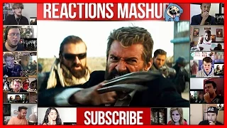 Logan Official Trailer Reactions Mashup