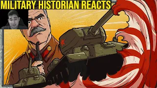Military Historian Reacts - How the Soviets Blitzed Japan in WW2 | Animated History