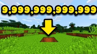 HOW DEEP IS THE VOID...? (Minecraft World Record Experiment)