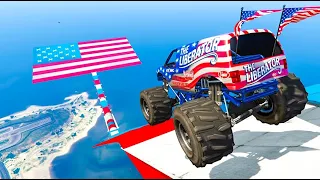 MEGA RAMPA 100% AMERICANA !! GTA V ONLINE - GTA 5 ONLINE