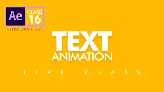 🔴Text Animation in After Effects - Replay Class  - اردو / हिंदी