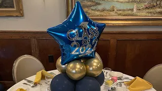 Balloon Centerpieces | Graduation Dinner | Tutorial | DIY