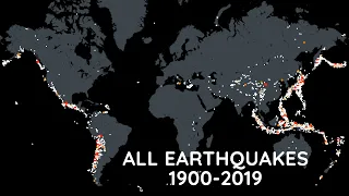 Every Earthquake (1900-2019)