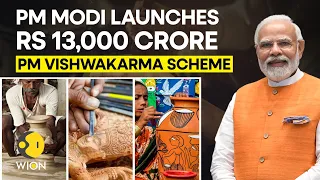 Vishwakarma Scheme: PM Modi launches Rs 13,000 crore PM Vishwakarma scheme l WION ORIGINALS