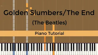 Golden Slumbers / The End Cover (The Beatles) - Piano Tutorial