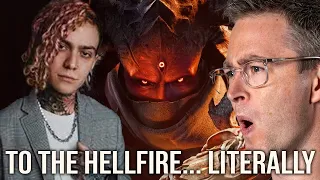 Will Ramos of Lorna Shore goes TO THE HELLFIRE in Metal Hellsinger - “Leviathan” Reaction