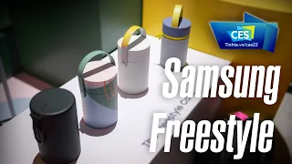 Trên tay máy chiếu bỏ túi thông minh Samsung The Freestyle | CES22