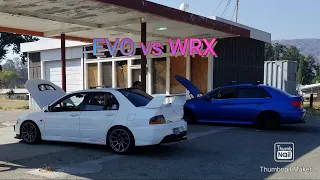 EVO vs WRX - Touge Cruise - WRX in-car - #evoix #subaruwrx #touge