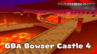 GBA Bowser Castle 4 - Mario Kart DS Custom Track (Ft. Ermelber)