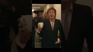 Paul McCartney and band warming up backstage in Tokyo