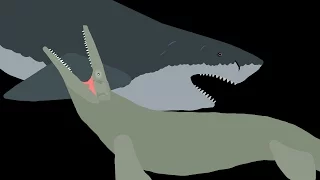 MOSASAUR VS MEGALODON