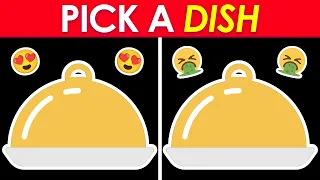 Pick a Dish - Good Vs Bad Food Edition | Food Quiz