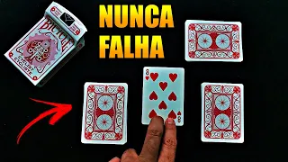 (TUTORIAL) MÁGICA SEM PREPARAÇÃO, TOTALMENTE AUTOMÁTICA | Como Fazer Mágica com Baralho Fácil