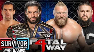 [FULL MATCH] WWE Survivor Series 2022 Roman Reigns vs Great Khali vs Brock Lesnar vs Kevin Owens