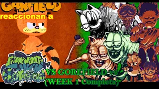 Garfield's characters reaccionan a | VS Gorefield v2 | WEEK Principal ESPAÑOL (Part 1/5)