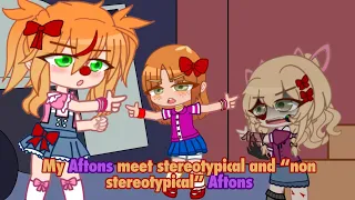 My Aftons meet stereotypical and “non stereotypical” Aftons || FNAF X Gacha GCMM || ‼️OLD AU/video‼️