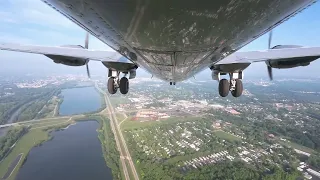 B-29 FIFI - Flight Around Dayton Ohio and the National Museum of the USAF(July 4, 2023)