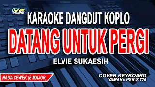 DATANG UNTUK PERGI KARAOKE NADA WANITA (ELVIE SUKAESIH) DANGDUT KOPLO VERSION