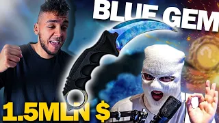 KARAMBIT BLUE GEM ZA 1.5MLN $