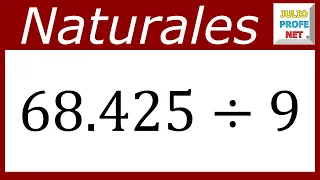 DIVISIÓN POR UNA CIFRA - Ejercicio 8