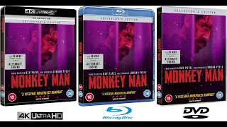 Monkey Man [4K Ultra HD & Blu-ray & DVD] Starring Dev Patel