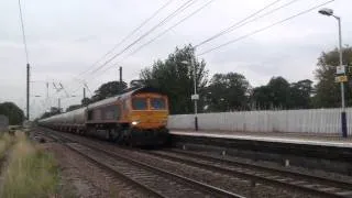 GBRf 66733 | 6S45 North Blyth to Fort William at Prestonpans