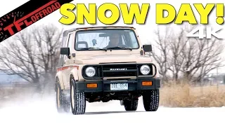 How Good (or Bad) Is the Old School Suzuki Samurai 4X4 System in the Snow?