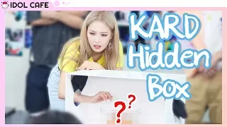 Which KARD Member is a SCAREDY CAT?! | KARD Hidden Box @ Idol Cafe