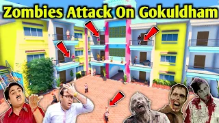 Zombies Attack on Gokuldham Society || Shinchan and Franklin Save Gokuldham Society From Zombies