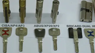 How to open by tin foil tool CISA/AP3/AP4/ABUS/XP20/XP2/BRICARD DUAL XP