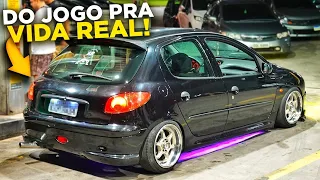 DO JOGO PRA VIDA REAL - PEUGEOT 206 TUNADO IGUAL NEED FOR SPEED