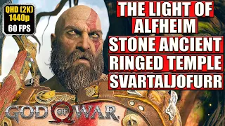 God of War PC [The Light of Alfheim - Stone Ancient - Ringed Temple] Gameplay Walkthrough Full Game