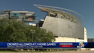 Crowds allowed at 2 home games