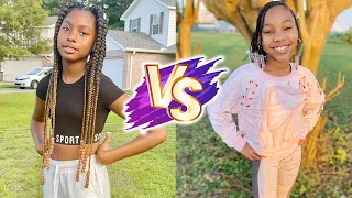 Jaelyn Ellis (BeautDee And The Bunch Family) VS Amyah Bennett Natural Transformation 🌟 2024