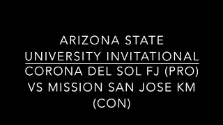 Corona Del Sol JF vs Mission San Jose KM ASU Round 6