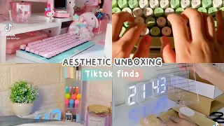 Aesthetic and Cute Unboxing +iphone haul | Tiktok compilation ✨