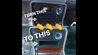 What To Do With That Old In-dash CD Changer? | 2002 Cadillac Escalade Console