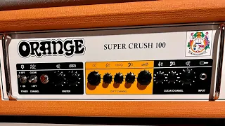Orange Super Crush 100 Demo W/four different Celestion speakers