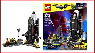 UNBOXING LEGO 70923 Batman The Bat-Space Shuttle Construction Toy