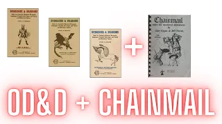 Original Dungeons & Dragons With Chainmail Combat #dnd #odnd #dungeonsanddragons